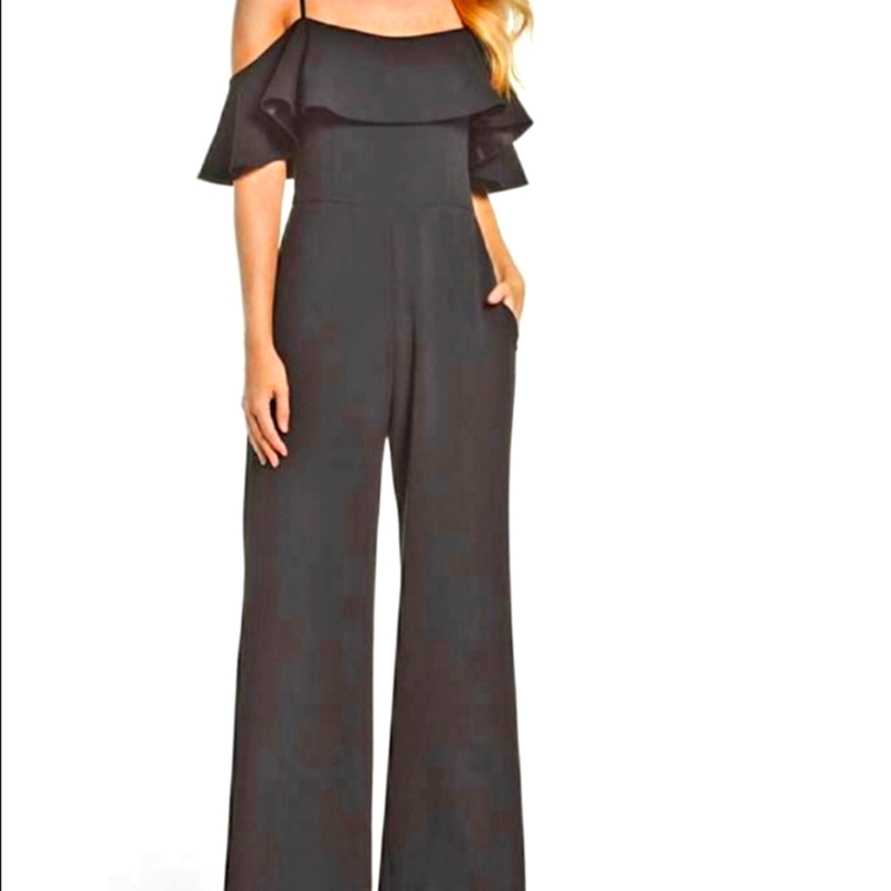 Eliza J Off the shoulder Jumpsuit